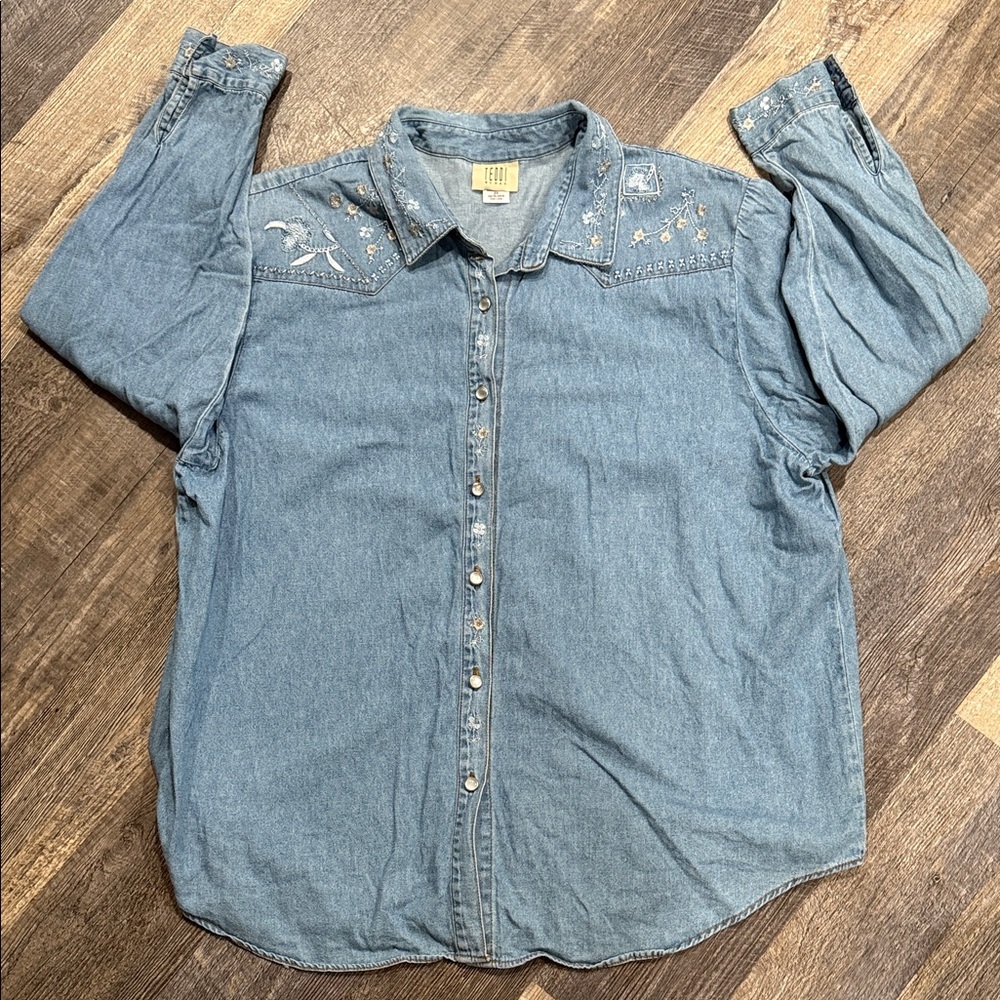 Teddi Light Blue Denim Shirt